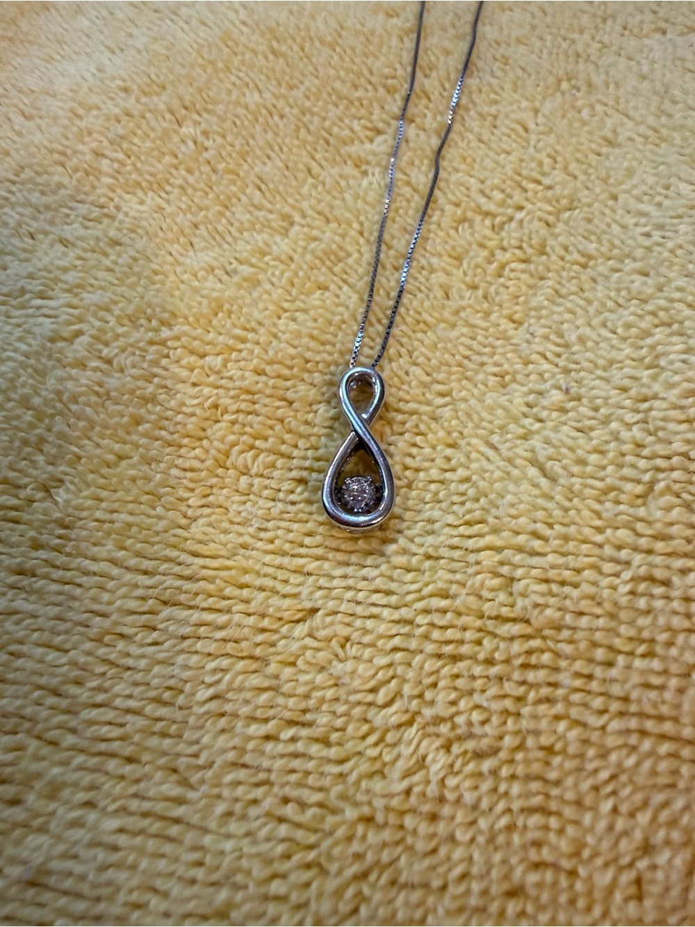 Unstoppable Love Diamond Infinity Necklace